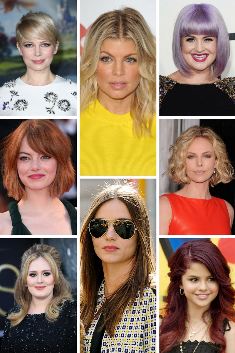 celebrity haircuts round face