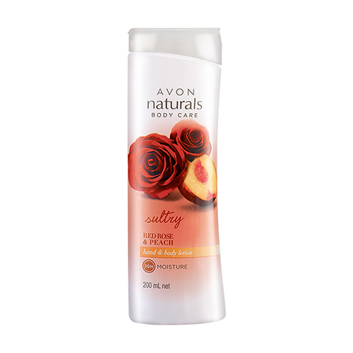 Naturals Sultry Red Rose & Peach Hand & Body Lotion