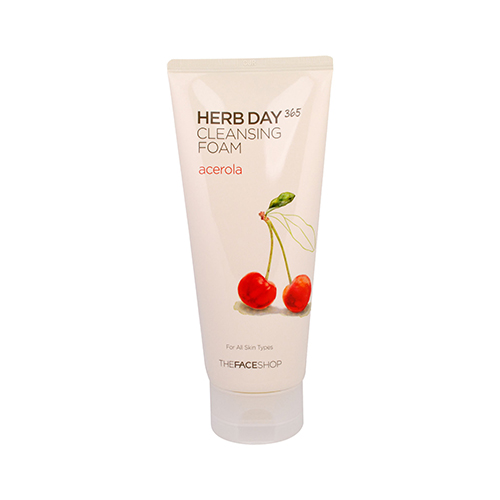 The Face Shop Herb Day 365 Cleansing Foam Acerola