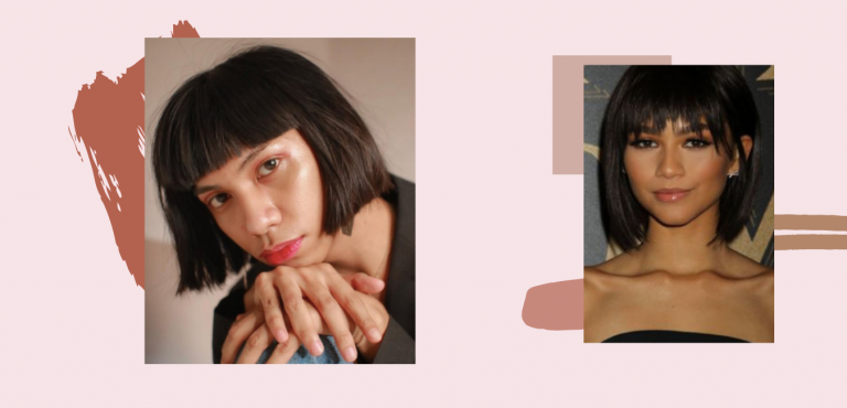 best hairstyle trend 2019 bangs and bob